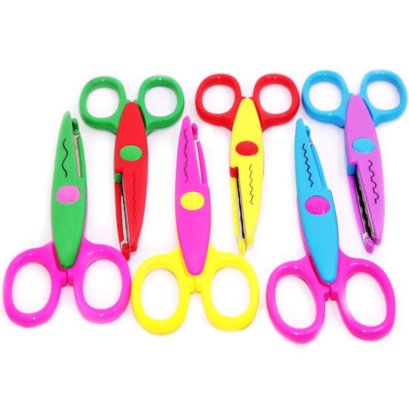 findTop Set of 12, Craft Punch and Creative Scissors, findTop Scrapbooking Edging Scissors Paper Punch Set for Crafts, Scrapbooking, DIY Photo & Art Projects - Image 2
